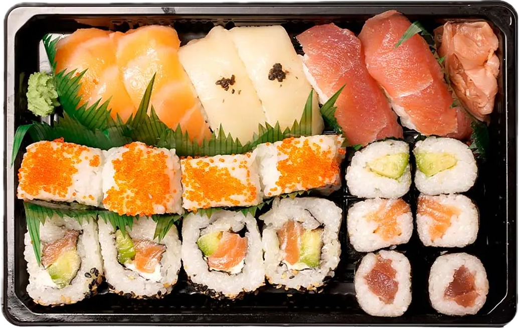 Mixed sushi platter